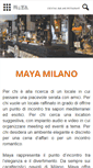 Mobile Screenshot of mayamilano.it